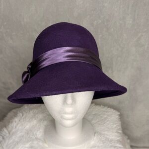 ADORA Deep Purple Women's Wool Hat